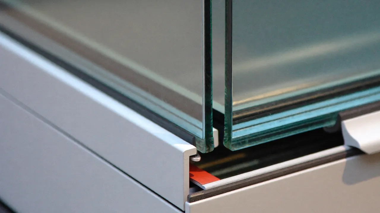 Laser measure held against a window reveal to record precise dimensions