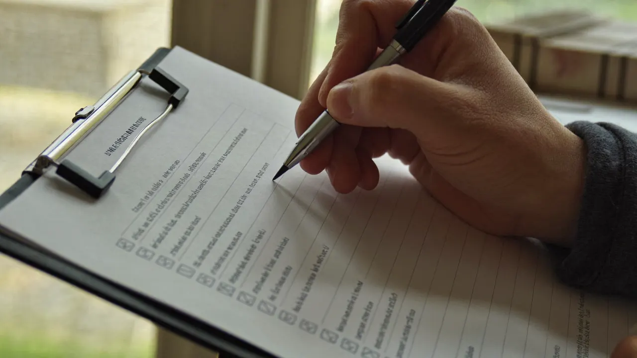 Window quote checklist on a clipboard next to printed installer quotes